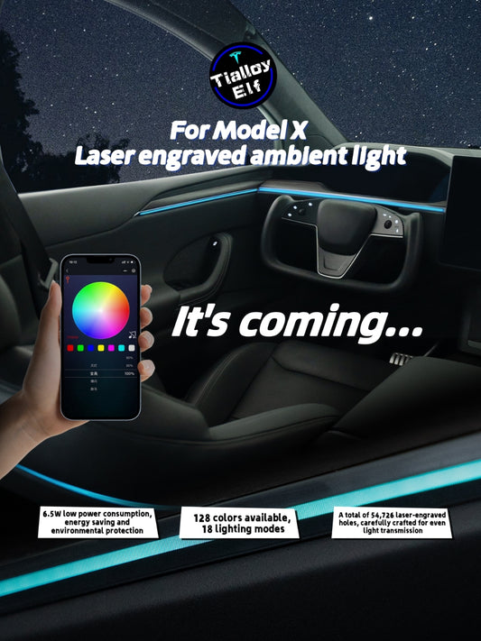 ModelX Laser Ambient Light( For New Screen Shifters ) 2021-2024 Years