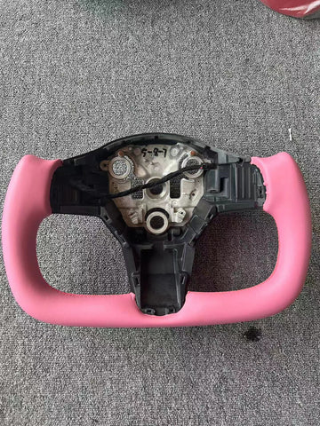 Model 3/Y Yoke Steering Wheel ( All pink)