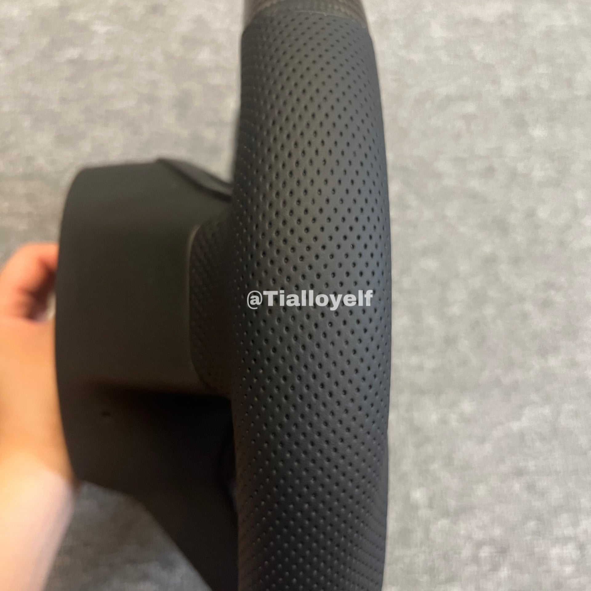 Model 3/Y Full Matte Carbon Black Steering Wheel Tialloyelf