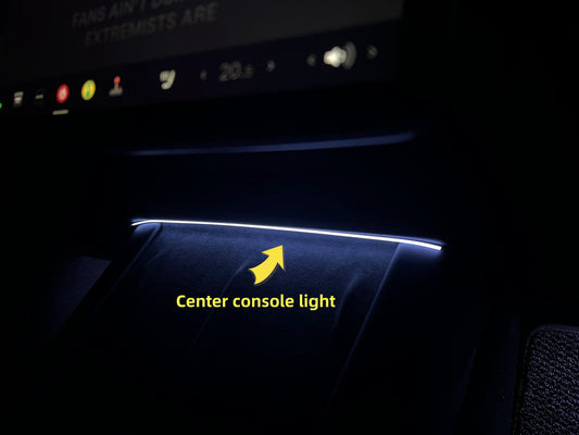 Tesla ambient light for Model3 ModelY (2019-2024) Gold Kit