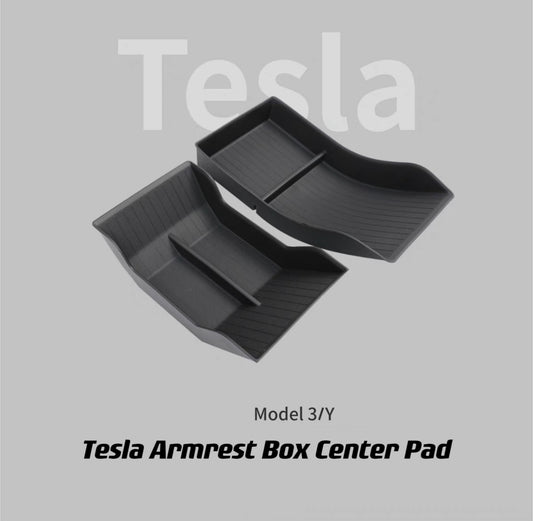 Tesla Armrest Storage Box Mat