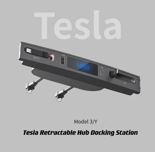 Tesla Retractable Hub Docking Station